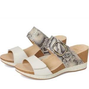 NEW DANSKO women shannon slide in snake